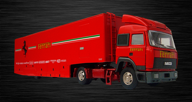 Transporteur IVECO Ferrari • 1980 • Réf. Old Cars 77000-1