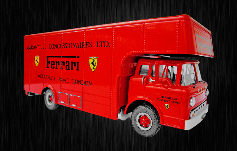 Transporteur Ford C900 Ferrari Maranello Concessionaires UK • 1966 • Réf. EXO00013