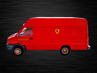 Fourgon IVECO Turbo Daily Scuderia Ferrari • 1989 • Réf. 05500