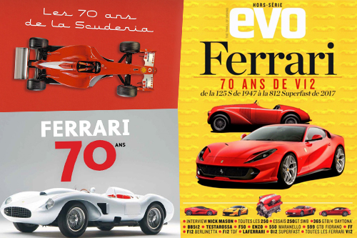 Photo Accueil Livres et Revues Ferrari 70 ans